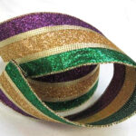 Ribbon Mardi Grad Stripe