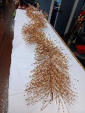 Garland Tinsel Gold