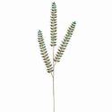 Spray Rhinestone Leaf Green