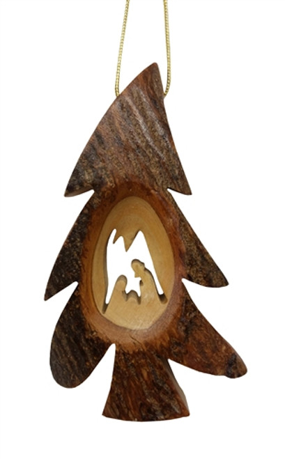 Ornament Bark Tree Nativity