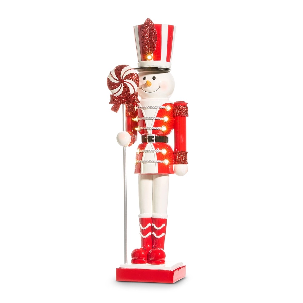 Snowman Nutcracker Lighted