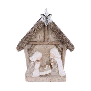 Holy Family Scene Lighted