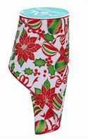 Ribbon Poinsettia Ornaments