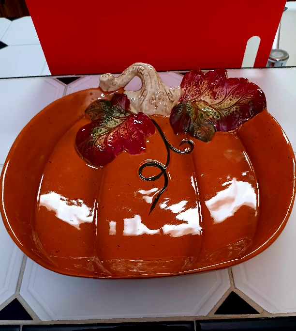 Pumpkin Glazed Platter