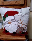 Pillow Santa and Deer