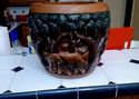 Elephant Hand Carved Planter