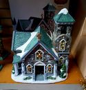 Church Lighted Handpainted