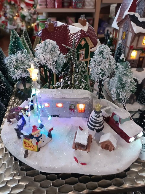 RV Camper Lighted Scene