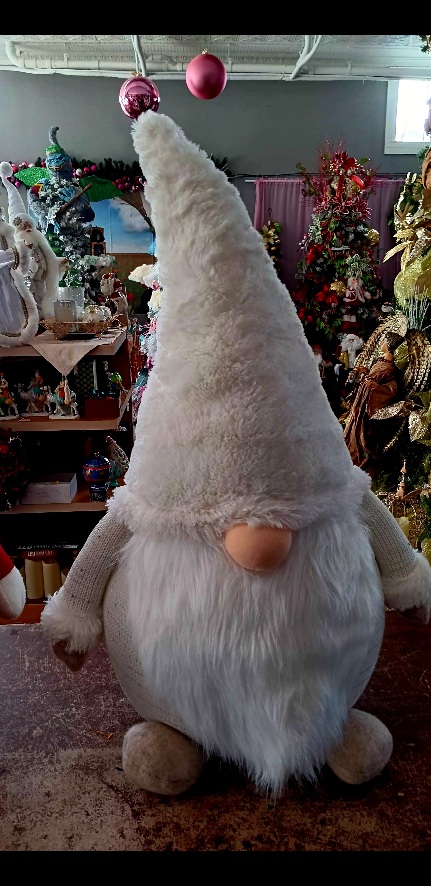 Gnome Plush White Oversized
