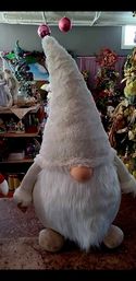 Gnome Plush White Oversized