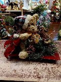 Teddy Bear Holiday Arrangement
